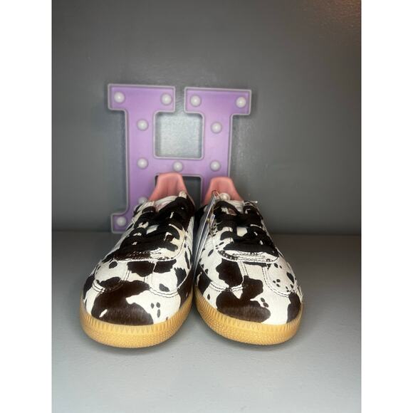 adidas Originals Samba OG trainers in cow print sz UK 8W/ US 9.5 - Picture 4 of 11